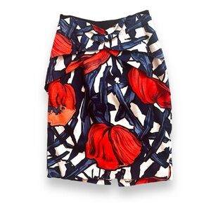 Moulinette Soeurs Floral Pencil Skirt 0